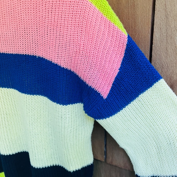 Nordstrom Abound Womens Sweater Size Small Striped Lightweight Crew Neck - Picture 12 of 13